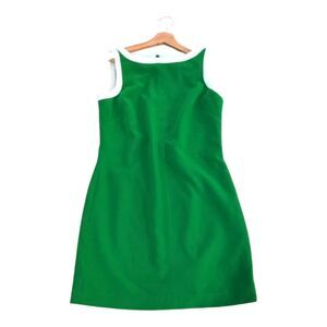 Banana Republic MadMan Collection Vibrant Green Mini Dress Size 4